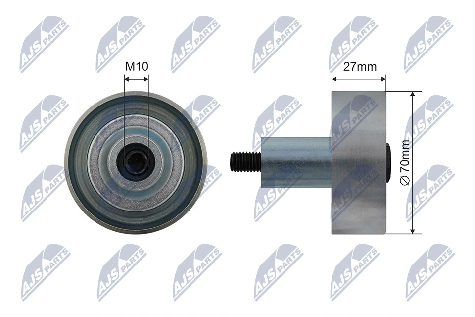 Tensioner Pulley, V-ribbed belt RNK-HD-027