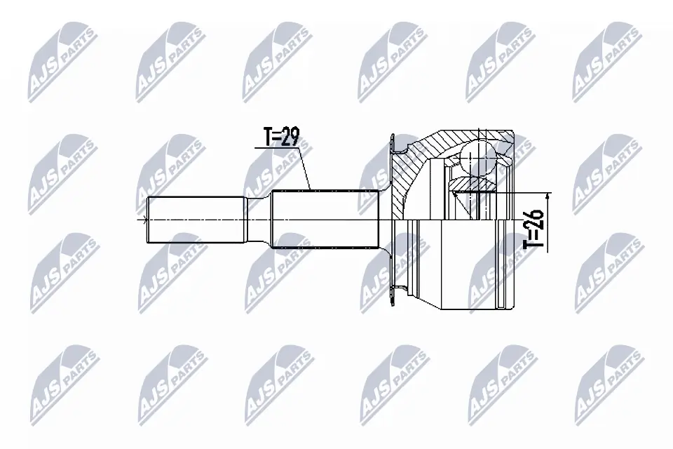 Joint Kit, drive shaft NPZ-NS-099