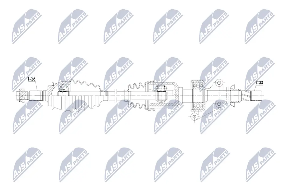 Drive Shaft NPW-BM-244