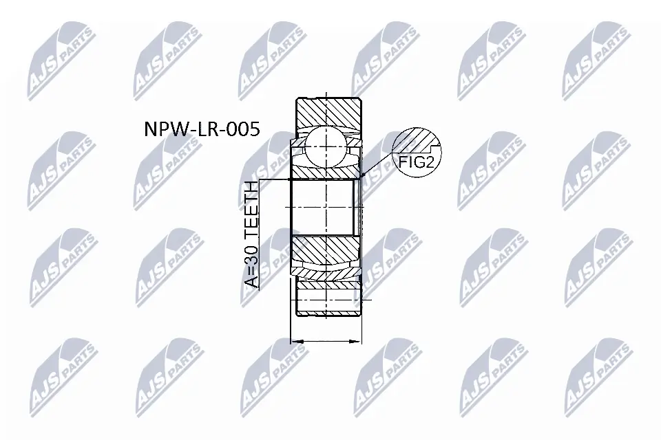 Joint Kit, drive shaft NPW-LR-005