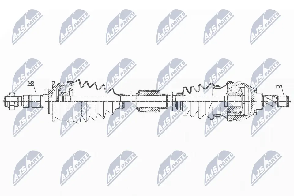 Drive Shaft NPW-PL-105