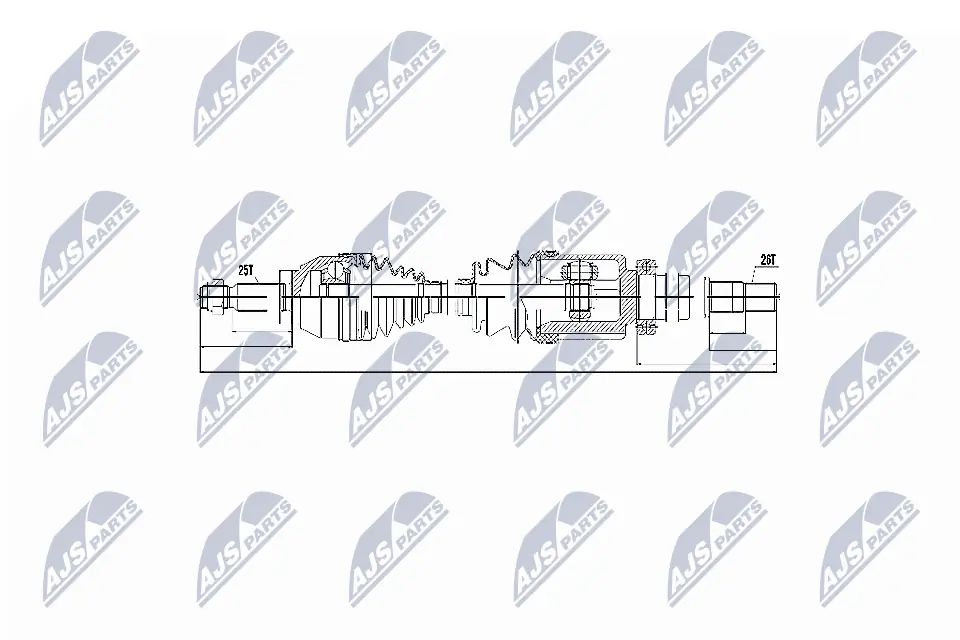 Drive Shaft NPW-FR-054