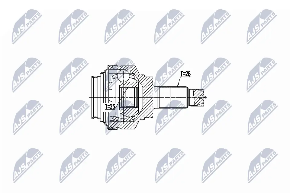 Joint Kit, drive shaft NPZ-BM-017
