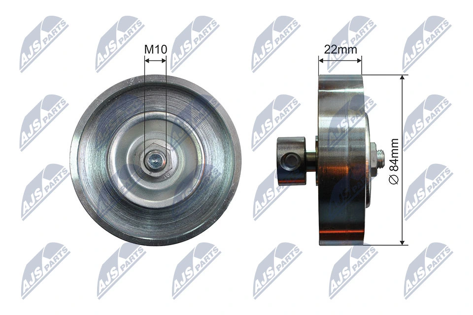 Tensioner Pulley, V-ribbed belt RNK-NS-046