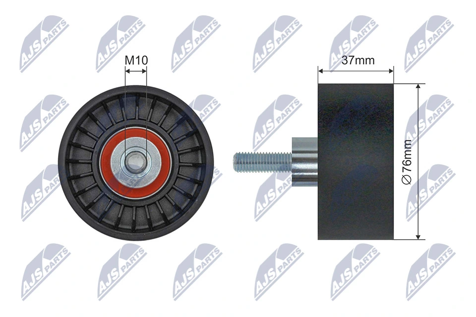 Tensioner Pulley, V-ribbed belt RNK-FR-061