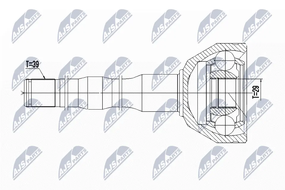 Joint Kit, drive shaft NPW-VV-074
