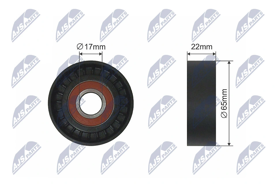Tensioner Pulley, V-belt RNK-ME-022
