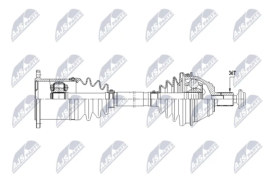 Drive Shaft NPW-VW-211