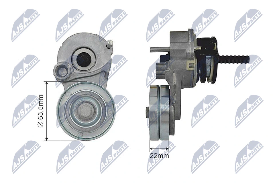 Tensioner Pulley, V-ribbed belt RNK-PL-027