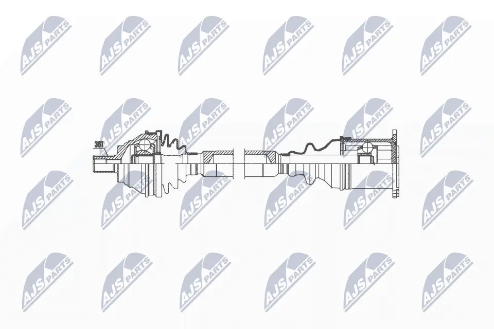 Drive Shaft NPW-VW-038