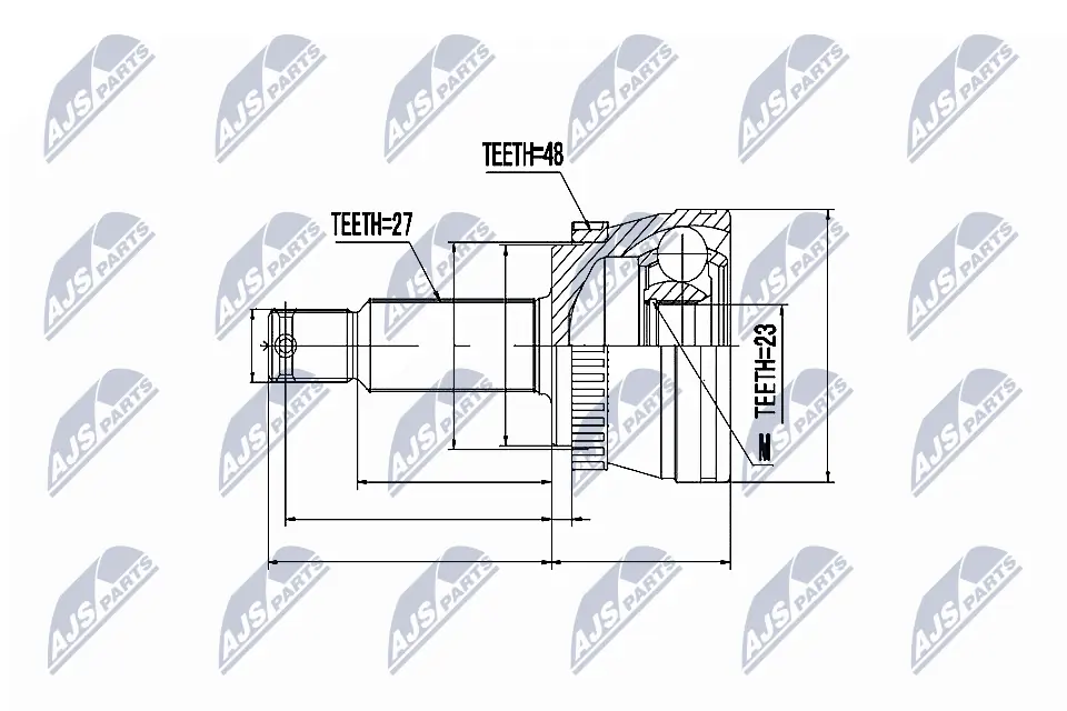 Joint Kit, drive shaft NPZ-HY-528