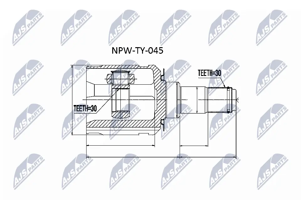 Joint Kit, drive shaft NPW-TY-045