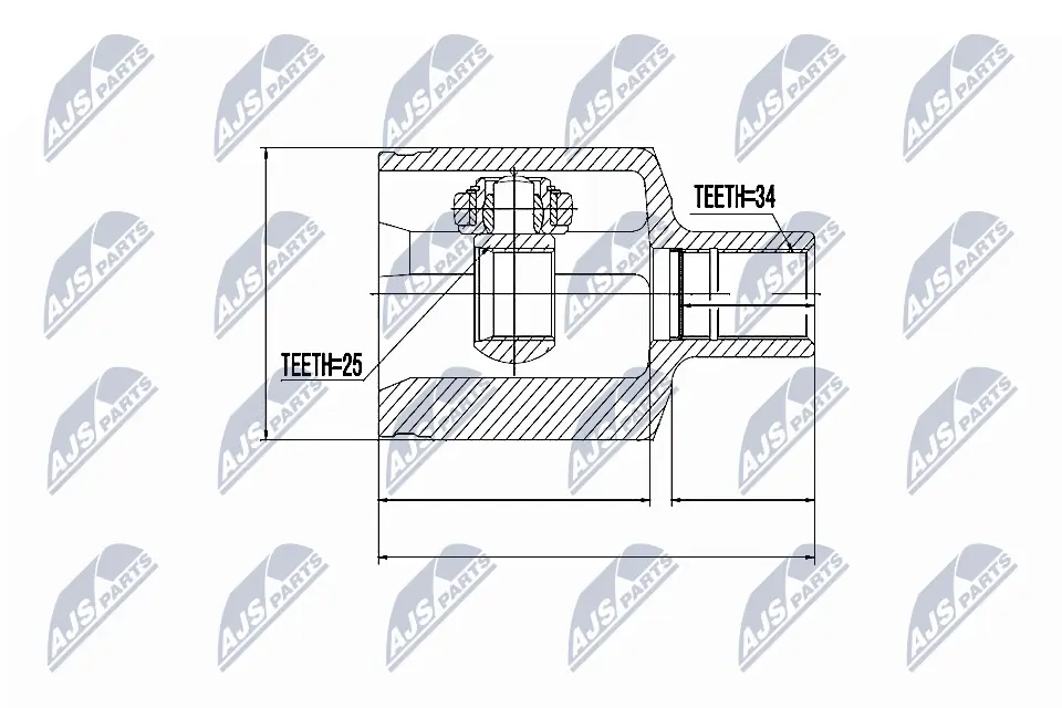 Joint Kit, drive shaft NPW-ME-033
