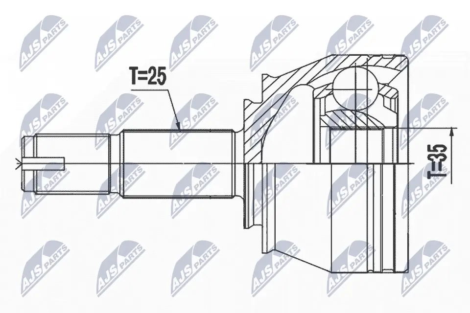 Joint Kit, drive shaft NPZ-PL-044
