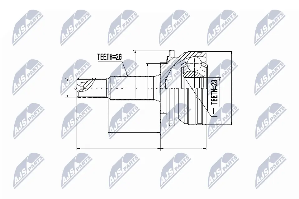Joint Kit, drive shaft NPZ-TY-079