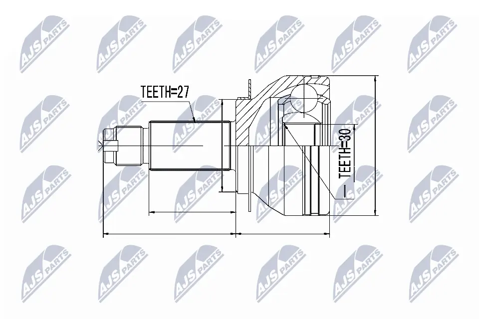 Joint Kit, drive shaft NPZ-SB-019