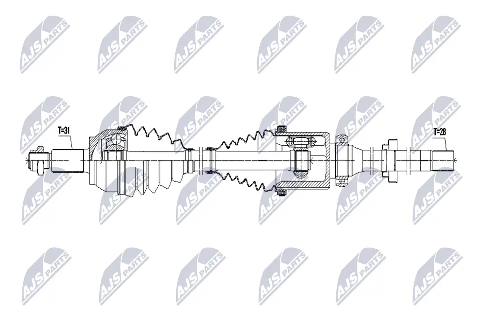 Árbol de transmisión NPW-LR-051