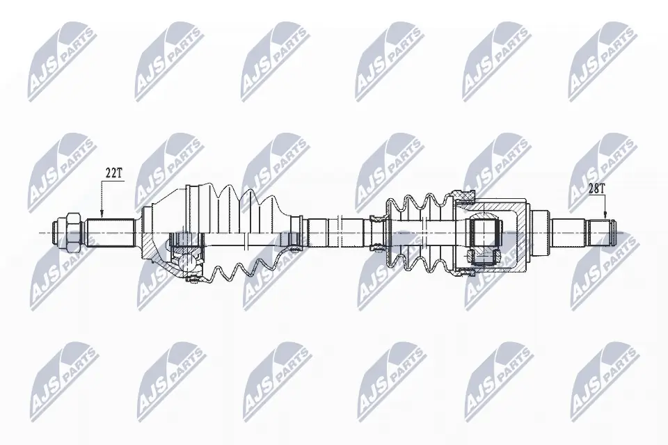 Drive Shaft NPW-VW-155