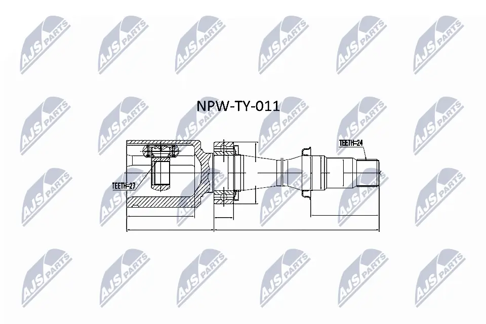 Joint Kit, drive shaft NPW-TY-011