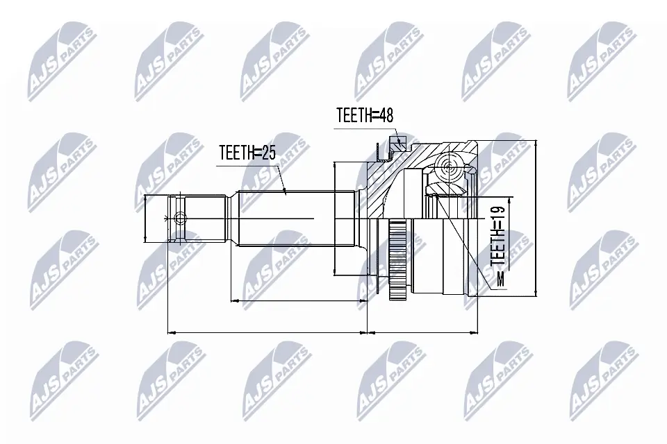 Joint Kit, drive shaft NPZ-HY-502