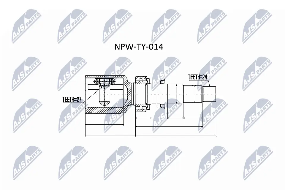 Joint Kit, drive shaft NPW-TY-014