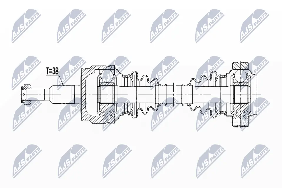 Drive Shaft NPW-VW-189