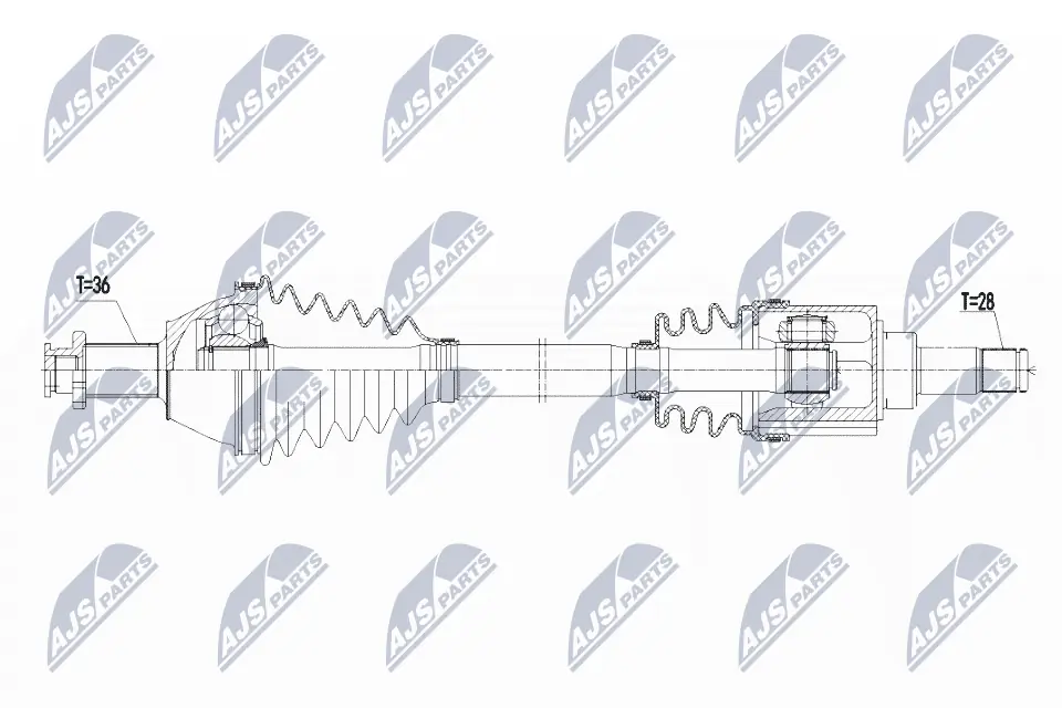 Drive Shaft NPW-VW-073