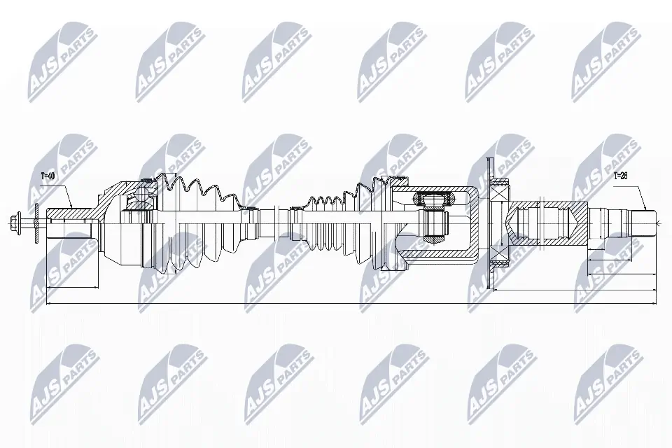 Drive Shaft NPW-VV-032