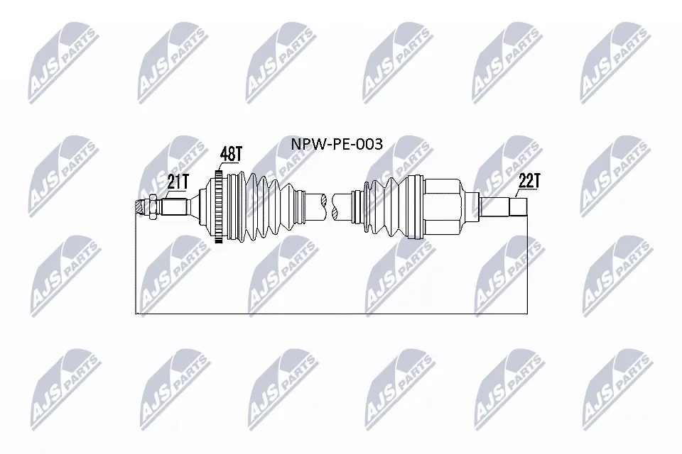 Drive Shaft NPW-PE-003