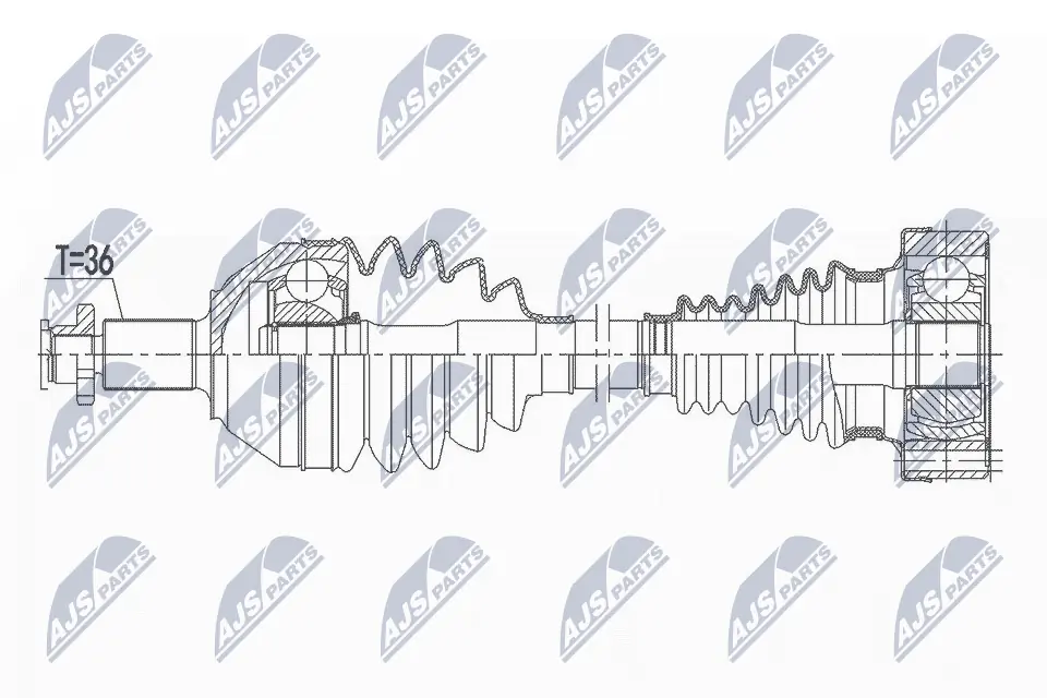 Drive Shaft NPW-VW-166