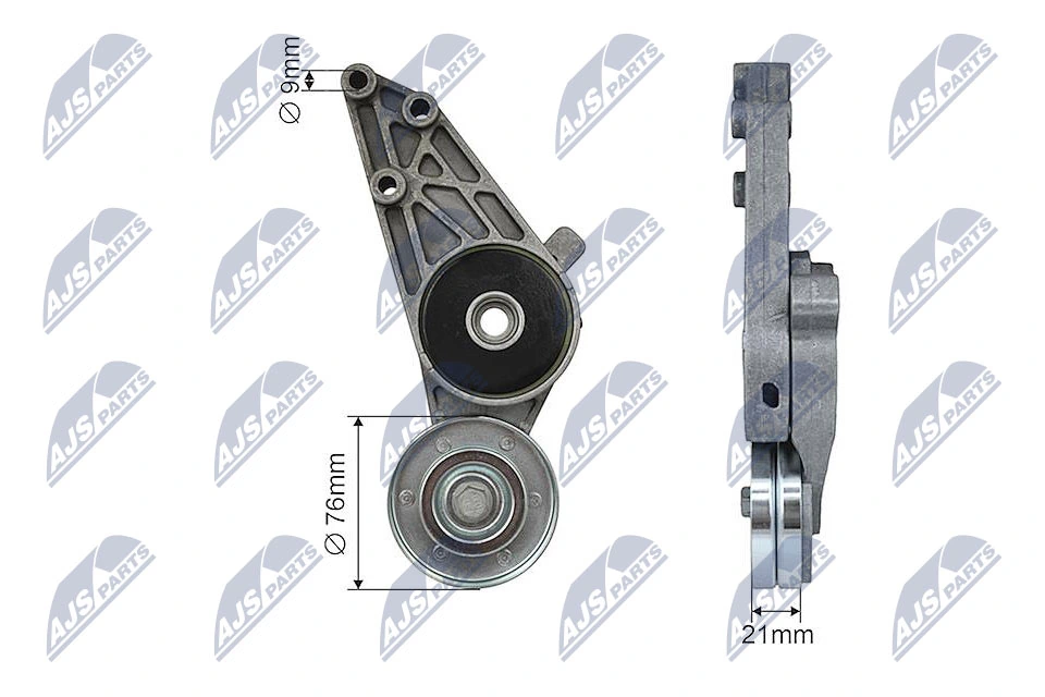 Tensioner Pulley, V-ribbed belt RNK-AU-022