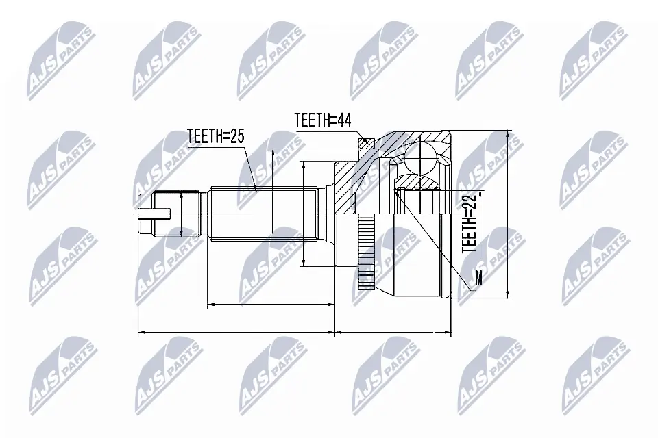 Joint Kit, drive shaft NPZ-HY-539