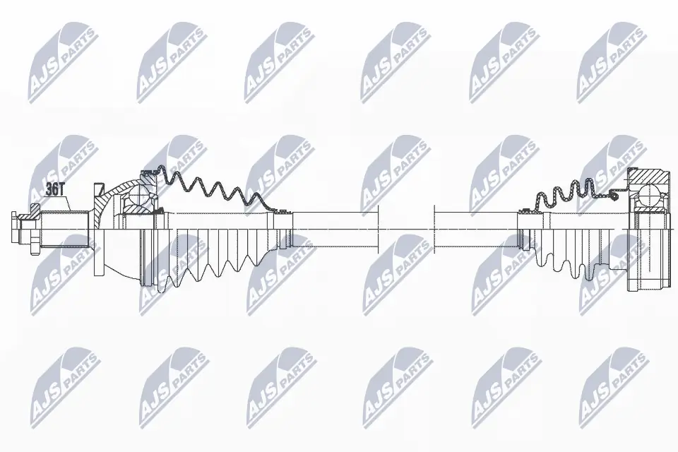 Drive Shaft NPW-VW-105