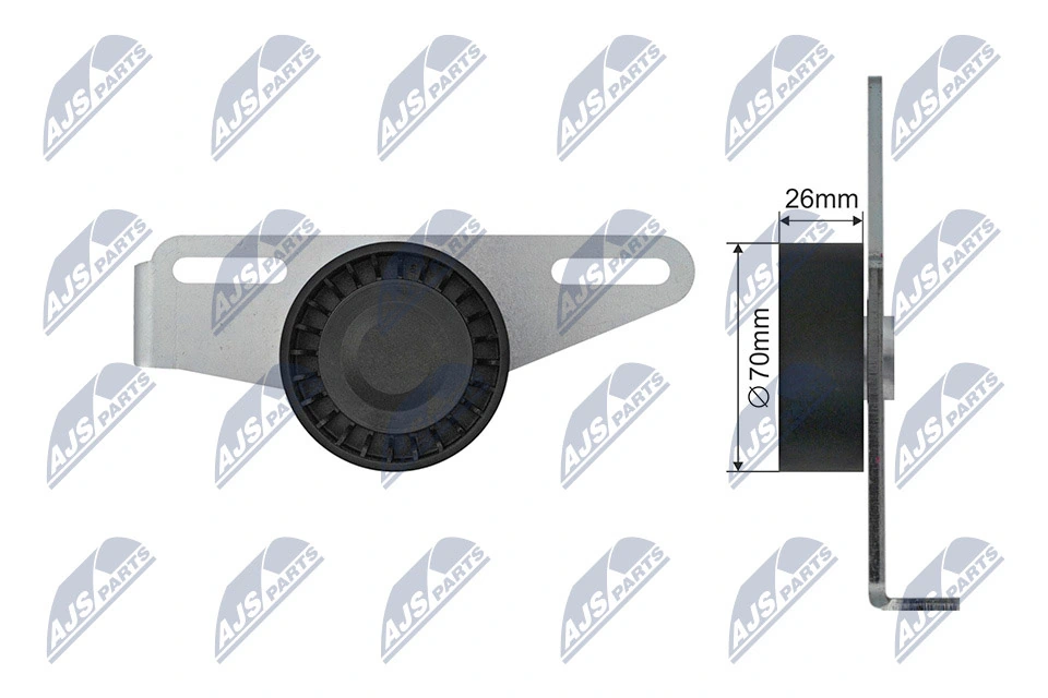 Tensioner Pulley, V-ribbed belt RNK-RE-030