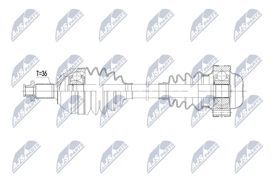Drive Shaft NPW-VW-229