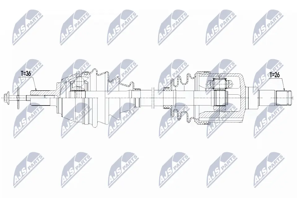 Drive Shaft NPW-VV-123