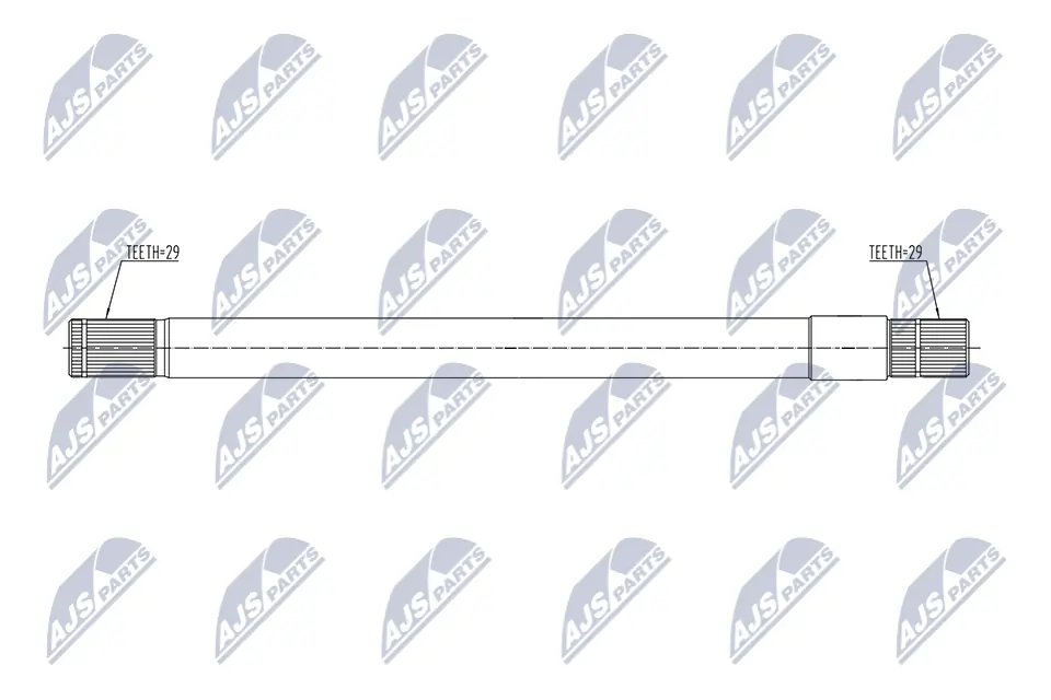 Intermediate Shaft NWP-CH-001