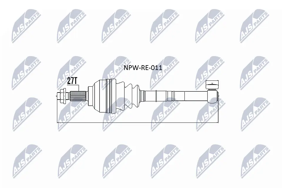 Drive Shaft NPW-RE-011