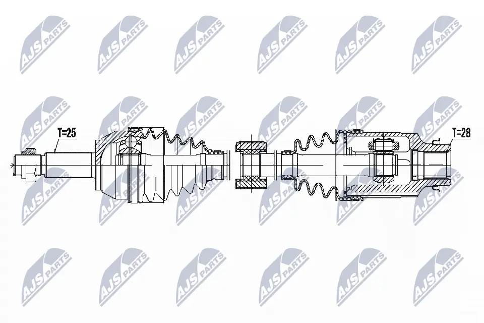 Drive Shaft NPW-MZ-050