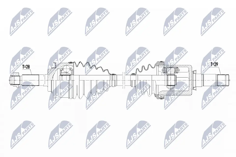 Drive Shaft NPW-FR-088