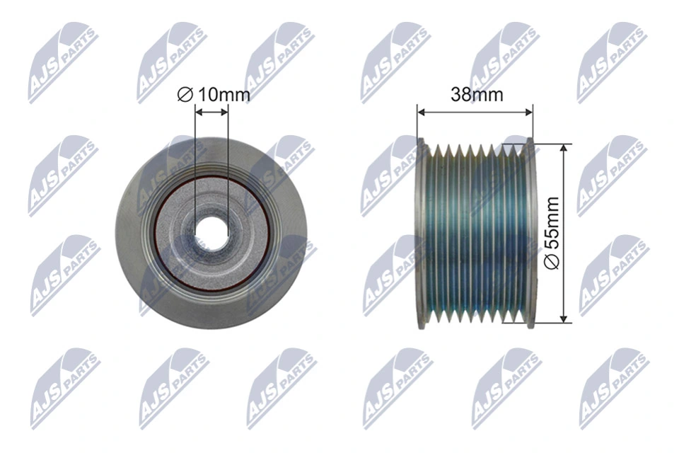 Tensioner Pulley, V-ribbed belt RNK-TY-042