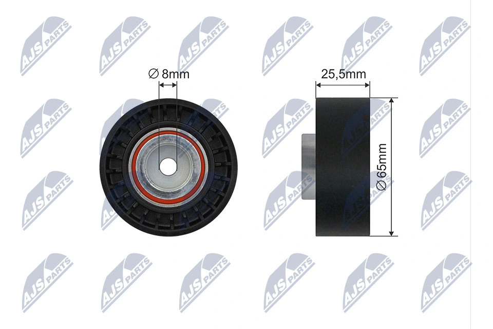 Tensioner Pulley, V-ribbed belt RNK-FT-018