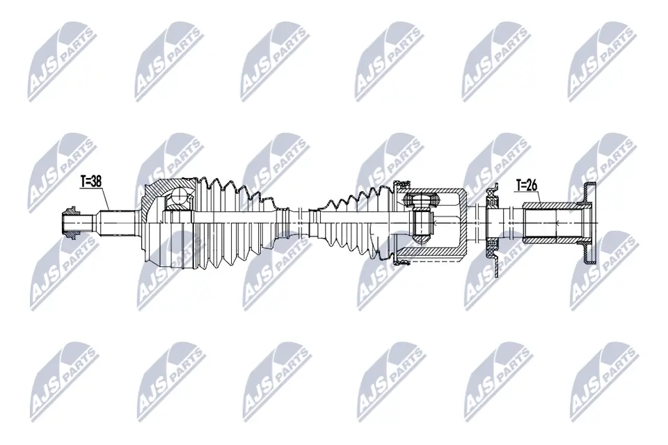 Drive Shaft NPW-VW-223