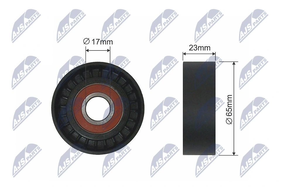 Tensioner Pulley, V-belt RNK-FR-039