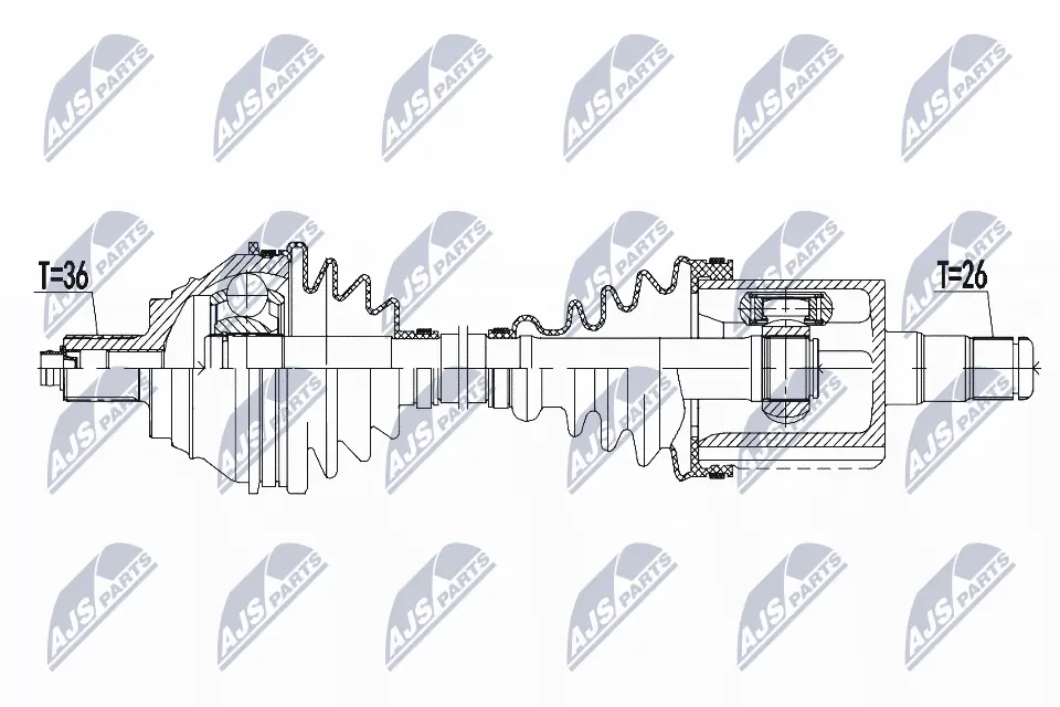 Drive Shaft NPW-VW-133