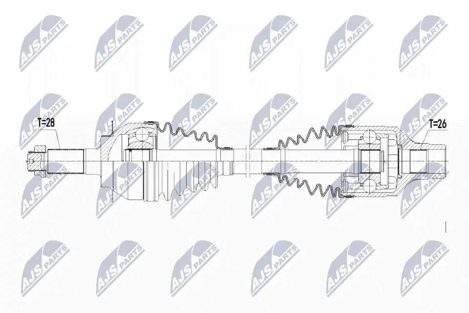 Drive Shaft NPW-SU-017
