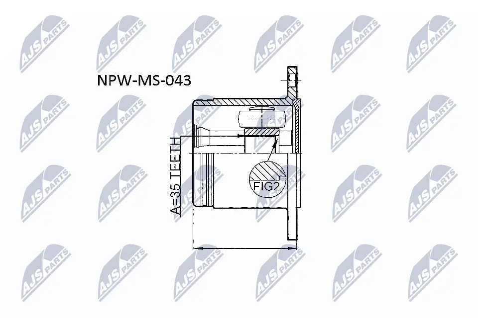 Joint Kit, drive shaft NPW-MS-043