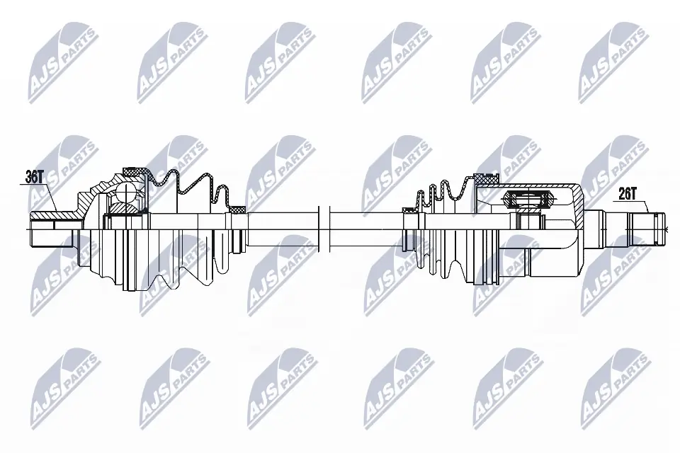 Drive Shaft NPW-VW-052