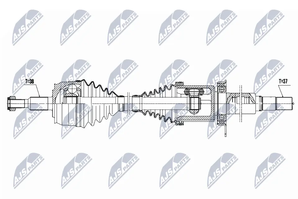 Drive Shaft NPW-VW-131