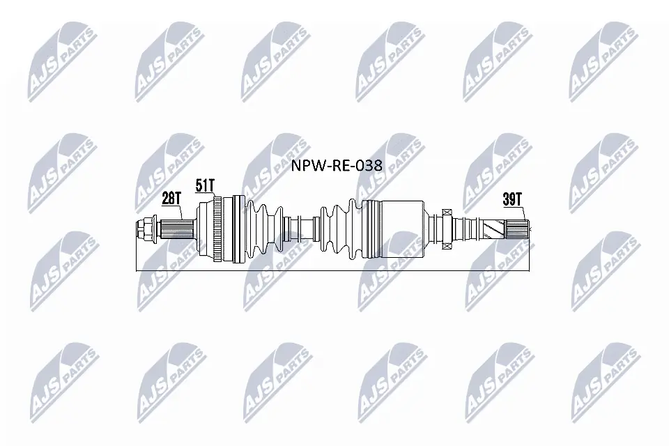 Drive Shaft NPW-RE-038